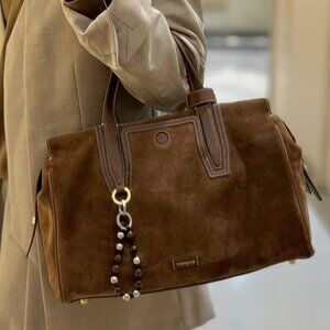 SONGMONT New Small Yore Duffle Bag in Sandal Suede
